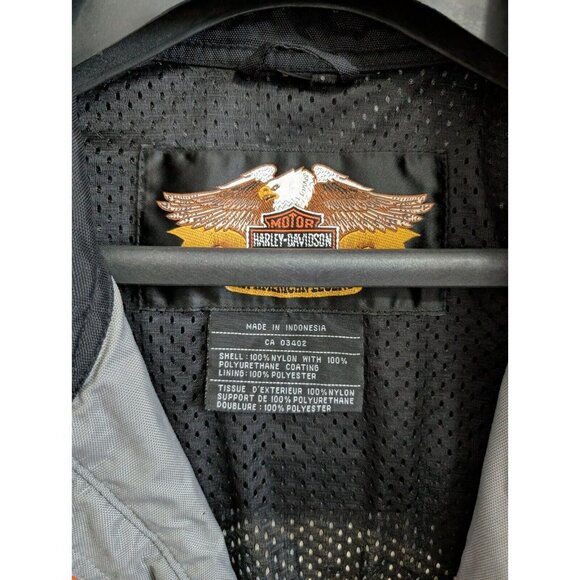 Harley Davidson Bomber Nylon Jacket Size XXL Harley Owners Group Patch RARE - Picture 3 of 16